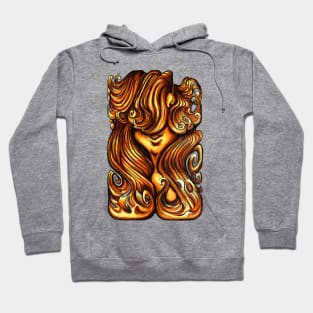 Luscious Locks - Orange Hoodie